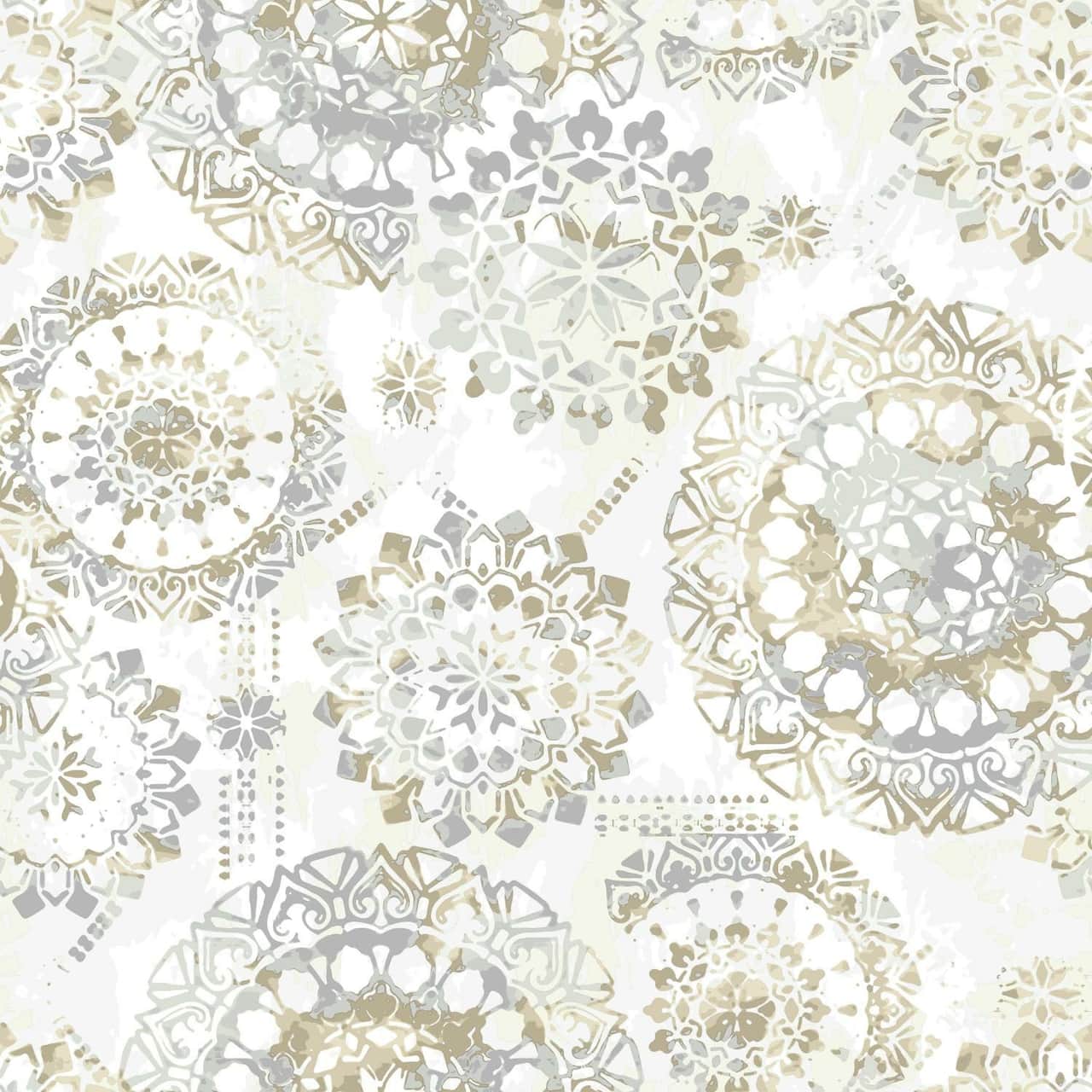 RoomMates Bohemian Medallion Peel & Stick Wallpaper